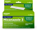 Basic Care Miconazole Nitrat Vaginal krem (4 prosent), 3-dagers Yest Infeksjonsbehandling for kvinner, 0,18 ounce - 3 tall (pakke på 1)