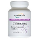 Transformasjon Genesis av god helse Enzymer CalmZyme Supplement med enzymer og herbal blanding, maksimere dialyse av næringsstoffer, produksjon av energi og hjelp i immunstøtte, 100 kapsler