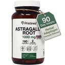 PRISTINE 'S Astragalus Root Immune Support Supplement kapsler -1000mg 90 dagers forsyning Herbal Adaptogen - Sunn aldring, hjerte og lunge helse