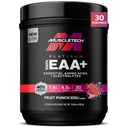 MuscleTech Platinum Essential Aminosyrer Supplement med elektrolytter, fruktpunch - Pre-Workout pulver for energi, muskelvekst og styrkebygger - EAA Complex for menn og kvinner - 30 Services