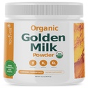 Organic Golden Milk Powder med vitaminer D3 & K2, Turmeric, Ginger, Curcumin, Cinnamon, KSM66 Ashwagandha, Holy Basil & Natural Prebiotika– Delicious Unsweeted Turmeric Tea Latte- 30