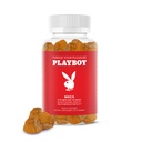 Playboy - Maca Root Gummies for kvinner og menn (60 greve - Peach Flavored) - Økt seksuell vitalitet, Libido, Fertilitet - Maca Gummies Supplement - 100% naturlig, vegansk ikke GMO - 4:1 ekstrakt Maca Peruana
