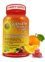 Quercetin med Bromelain Vitamin C og sink beriket med organiske hele matvarer - 1215mg per servering - Quercetin Phytosom 500mg kapsler med Ginger og flavonoider for immunsupport - 120 Count