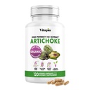 Vitapia Organic Artichoke Extract Supplement - Liver Cleanse Detox & Repair, Liver Helse, Digestion, Antioksidant Support - 120 Vegan Kapsler, Ikke GMO, Glutenfri