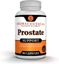 Prostata Support Complex - Saw Palmetto & Beta Sitosterol med Pygeum Bark - Daglig urinstrømsstøtte for menn - 90 Naturlige Plantesterolkapsler