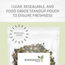 Evergreen Herbs Cuachalalate Herb (Amphipetyglum Adstringens) - Forseglbar stå opp pung for å sikre friskhet! (Tea Bags)