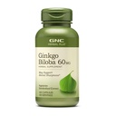 GNC Herbal Plus Ginkgo Biloba 60mg Supplement, vegetarisk, støtter Mental Sharpness, 100 serveringer