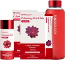 MOODOLOGY Redbottle 1-mån brenne sett/koleologi drikke bland(2ea) & Coleologi Cut(1ea) & vannflaske(1ea)
