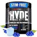 ProSupps Mr. Hyde Max Pump Pre Trening pulver - Stim-fri Preworkout støtter blodflyt, muskelvolum og utholdenhet - Koffein-fri nitrogenoksid Gym og treningstilskudd (Blue Razz, 20 Services)