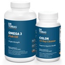 Dr. Tobias Omega 3 Fiskeolje og Colon 14 dagers rensing for forbedret dialyse og generell helse