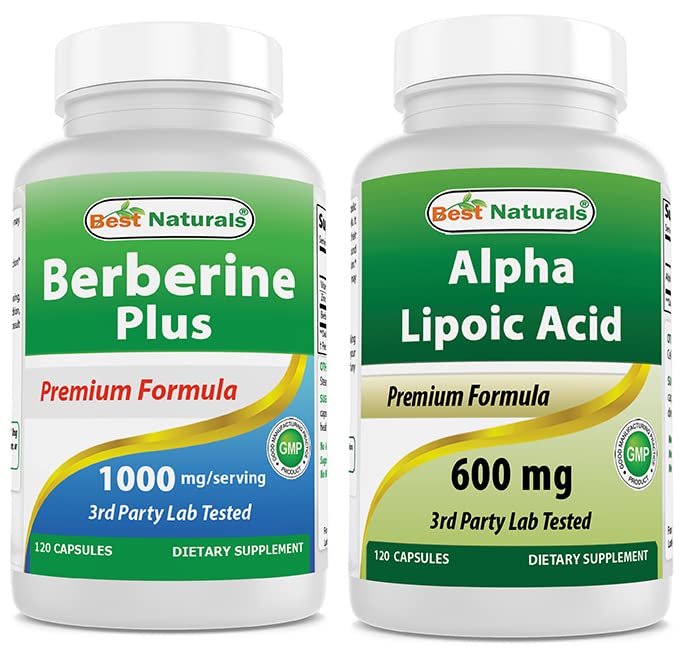 Beste Naturals Berberine Plus 1000 mg & Alpha Lipoic Acid 600 mg
