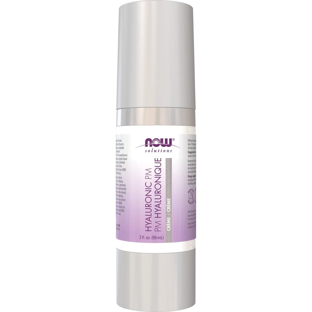 Nå Matløsninger, Hyaluronsyre PM Creme, 2 fl oz (59 ml)