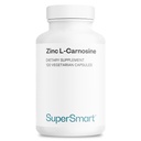 SuperSmart - Zink L-Carnosin 75mg per dag (veltolerert) - Zink Carnosin Supplement Ikke-GMO & Glutenfri - 120 Vegetariske kapsler