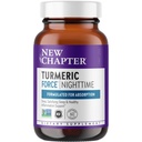 Nytt kapittel Turmeric Supplement + søvnhjelp - Turmeric Force Natttid for søvn støtte med Valerian Root + Ginger + NO Black Pepper Nødvendig + Ikke-GMO ingredienser - 60 vegetarisk kapsel