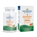 Nordic Naturals Omega Memory with Curcumin, Lemon - 60 Soft Gels - 1000 mg Omega-3 + 400 mg Optimert Curcumin - Minne, Kognisjon - Inneholder Fosfatidylcholine & Huperzine A - Ikke-GMO - 30 Serveringer