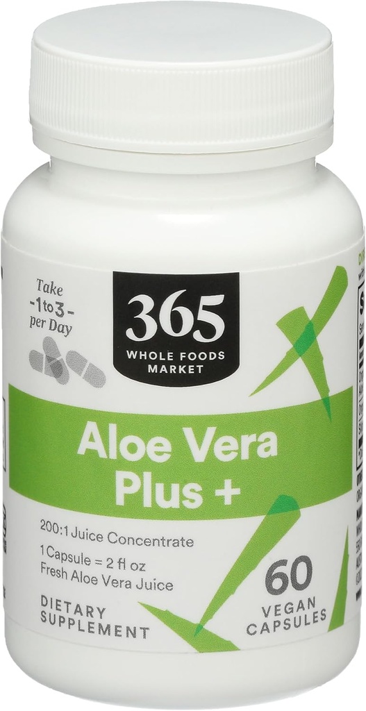 365 ved hele matmarkedet, Aloe Vera Plus +, 60 greve