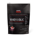 GNC AMP Wheybolic klinisk bevist protein pulver, 40g Whey protein, BCAA, Leucine, øker muskel styrke, muskelbygging, 3. part testet, glutenfri, jordbær og krem, 10 serveringer