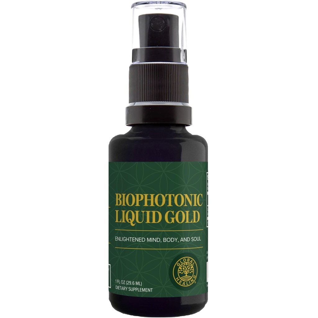 Global Healing Center - Biofotonisk flytende gull Supplement Spray - 1 Fl Oz