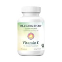Dr Clark Vitamin C Supplement 1000mg - Glutenfri, immunitetsstøtte, Potent antioksidant, støtter hjernefunksjon, fremmer utsmykning og reparasjon, 100 Gelatin kapsler