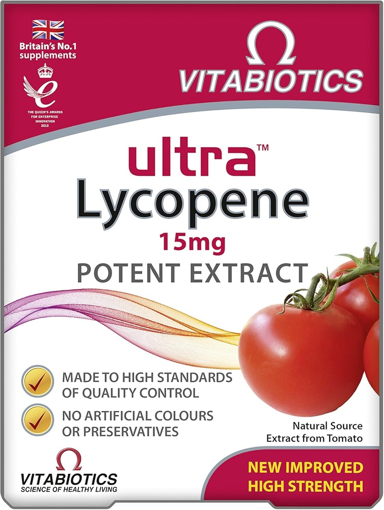 Ultra Lycopen Tabletter - Pakke med 30 tabletter