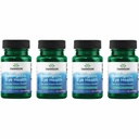 Swanson Lutein & Zeaxanthin Synergistisk Eye Health Vision Retina Macula Supplement (Lutein 20 mg & OmniXan Zeaxanthin 2 mg) 60 Softgels Sgels (4 Pack)