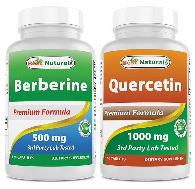 Beste Naturals Berberine 500m & Quercetin 1000 mg