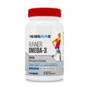 Runner Omega 3 Fish Oil – Triple Styrke ernæringsmessig Sport Supplement - hjelper støtte hjerte og felles helse for å løpe med Omega-EPA & DHA - 1000 mg, 1 måneds kapsler for menn og kvinner