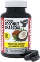 Yerba Prima Aktivert Coconut Charcoal, 60 kapsler - Naturlig Detox - Vegetarisk, Vegansk, Glutenfri, Ikke GMO
