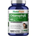 NusaPure Clorofyll 200:1 Ekstrakt, 150 mg Ekvivalent med 30 000 mg per kapsel 120 Vegetariske Caps (Non-GMO, Vegan)