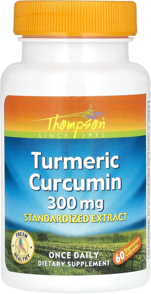 Turmerisk ekstrakt 300 mg Thompson 60 Caps