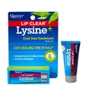 Quantum Health Lip Klar Lysine+ Kald Sore behandling Soothe & Moisturize Munn Sores - L-Lysine Menthol Calendula & Propolis Ointment - gjennomsiktig Feber Blister healing Balm - 0,25 Oz
