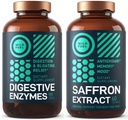 WILD FUEL Digestive Enzymer og Saffron Extract Kapsler Diett Bundle