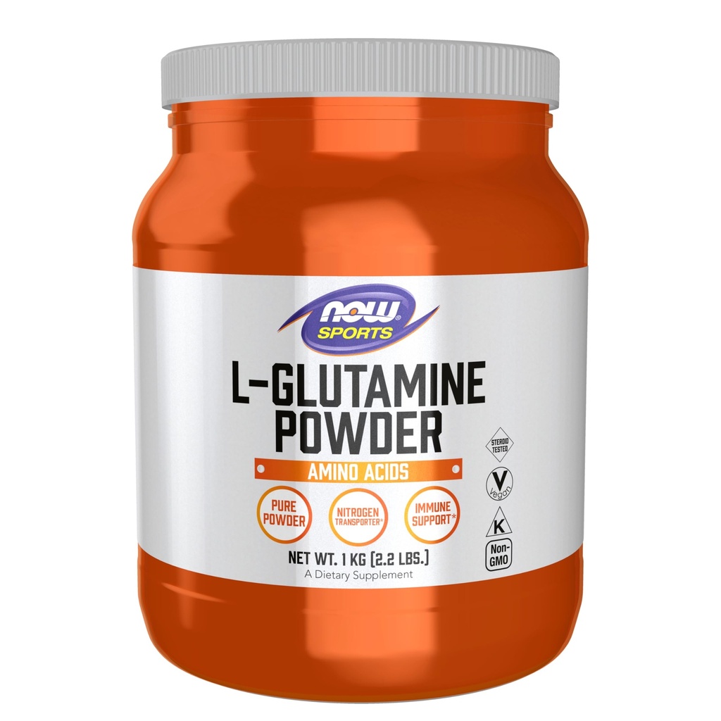 NU Matvarer Idrettsnæring, L-Glutamine Rent pulver, Nitrogen Transportør*, Aminosyre, 35,3-Ounce