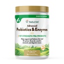 NaturVet - Avanserte probiotika og enzymer - Plus Vet Styrke PB6 Probiotiske | Støtter og balanser Kjæledyr med sensitive magene og digestive problemer | for hunder og katter (1 lb)