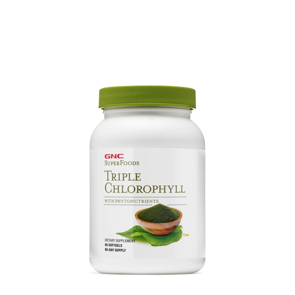 GNC Superfoods Triple Klorofyll, 90 Softgels