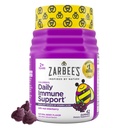 Zarbee er Kids Elderberry Immune Support Supplement Gummies, Vitaminer A C D3 E & Zink, Elderberry Extract, Gluten & Gelatin Gratis, Ingen kunstige Flavors, Naturlig Berry Flavor, Ages 2+, 42 Ct