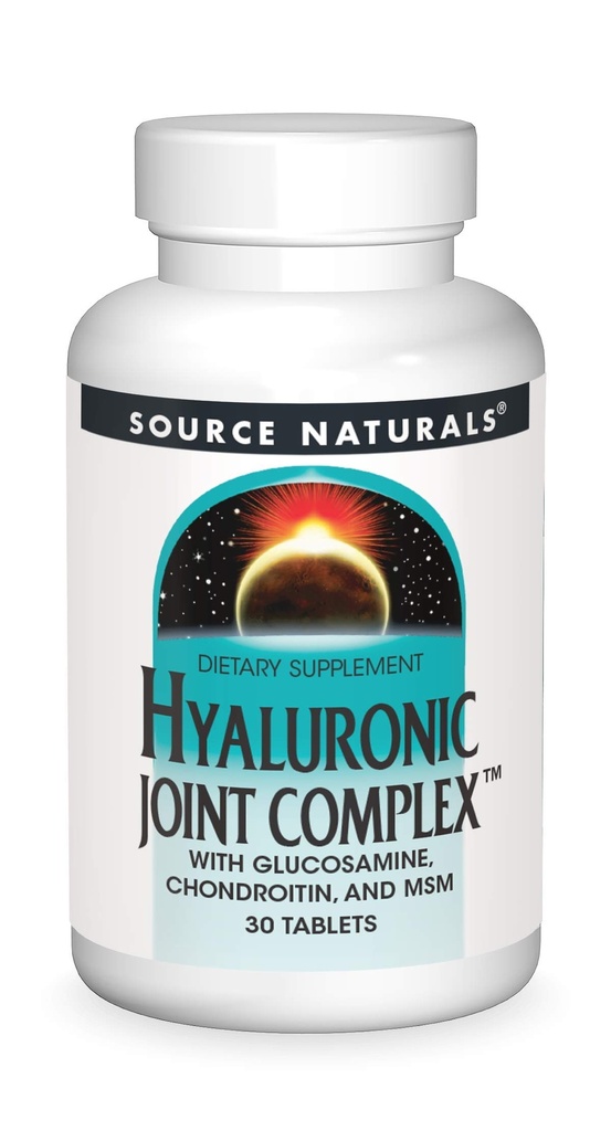 Kilde Naturals Hyaluronic Joint Complex med glukosamin, Chondroitin og MSM - 30 tabletter