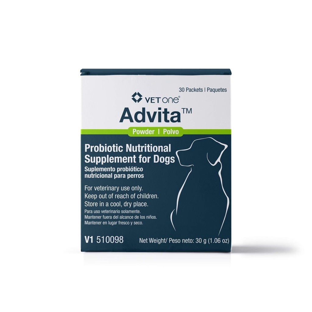VetOne Advita Probiotiske kosttilskudd for hunder - 30, 1 g pakker