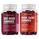 HAVASU NUTRITION Nitric Oxid Gummies med L-Arginine og Beet Root (1 måneds forsyning) & Beet Root Gummies med COQ10 & Pomegranate (1 måneds forsyning)