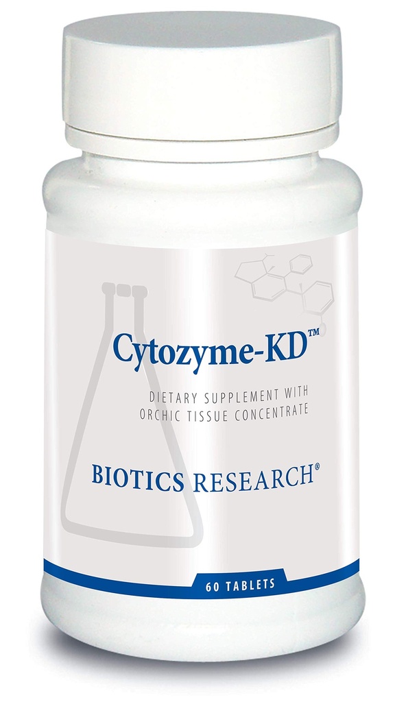 Biotikk Forskning Cytozyme KD Neonatal Njure, støtter nyrehelse, hjertehelse, SOD, katalase, Potent Antioksidant aktivitet, 60 tabletter