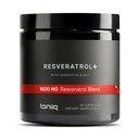 Toniiq 1600mg Resveratrol blanding - Ultra høy renhet og tredje part testet - med MCT olje for tilsatt biotilgjengelighet - Optimal NAD Supplement