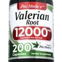 FITOCIC'S Lab Valerian Root Capsules |200 Capsules |12000 mg | Valerian Root Extract | Konsentrat |Ultra høy absorpsjon.