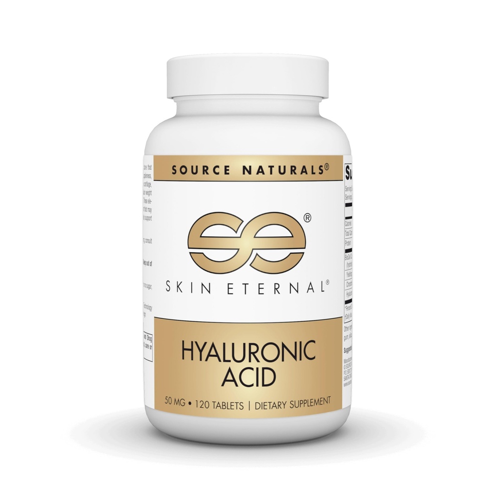 Kilde Naturals Den evige hyaluronsyre, 50 mg - 120 tabletter