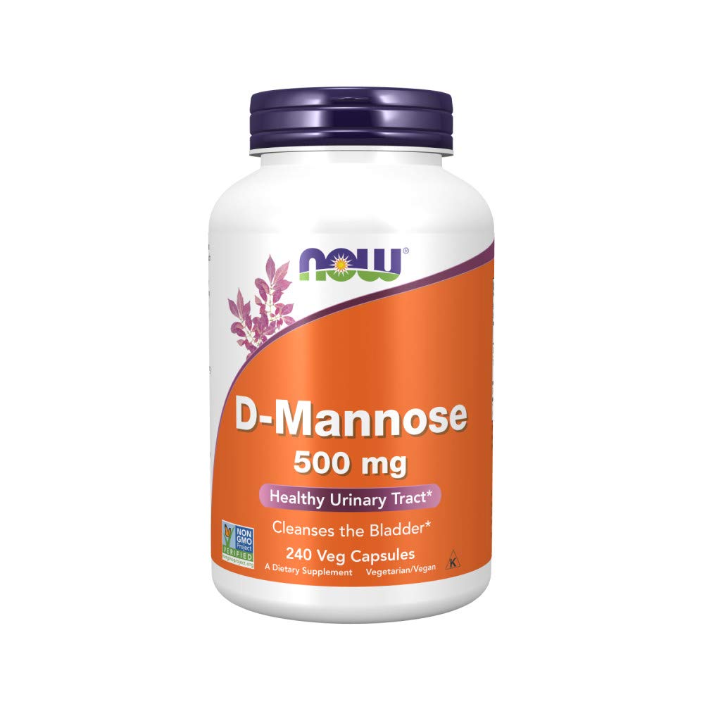 Nå Matvarer D-mannose 500 mg 240 Veg Kapsler