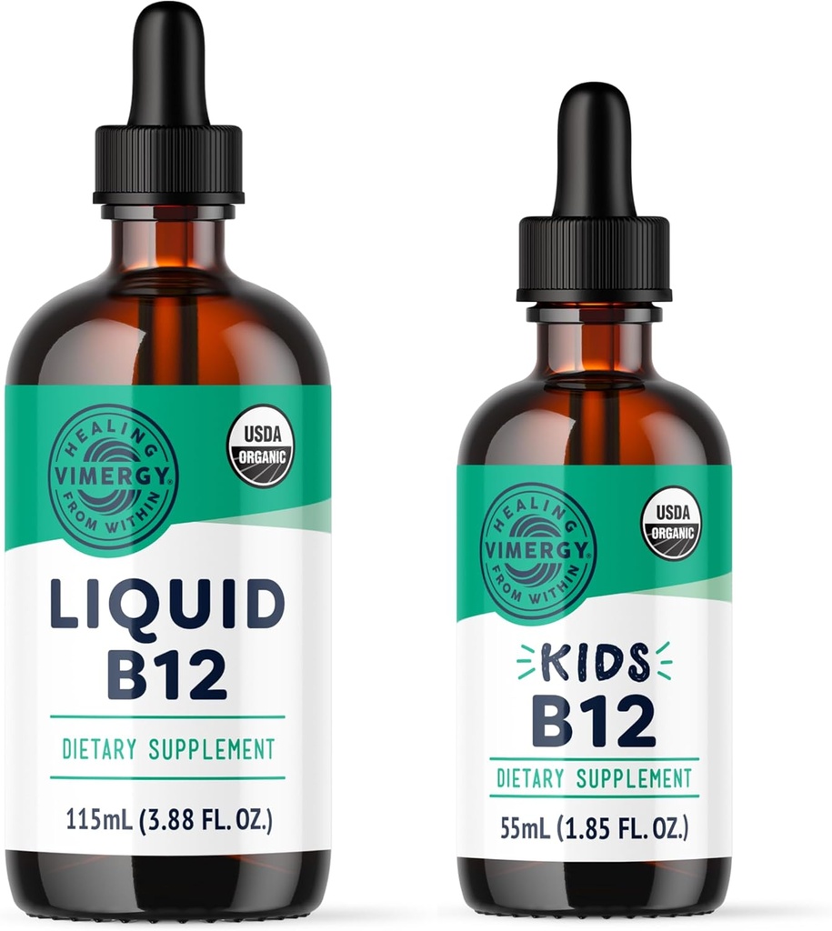 Vimergy B12 (115 ml) og barn B12 (55 ml) - Bundle
