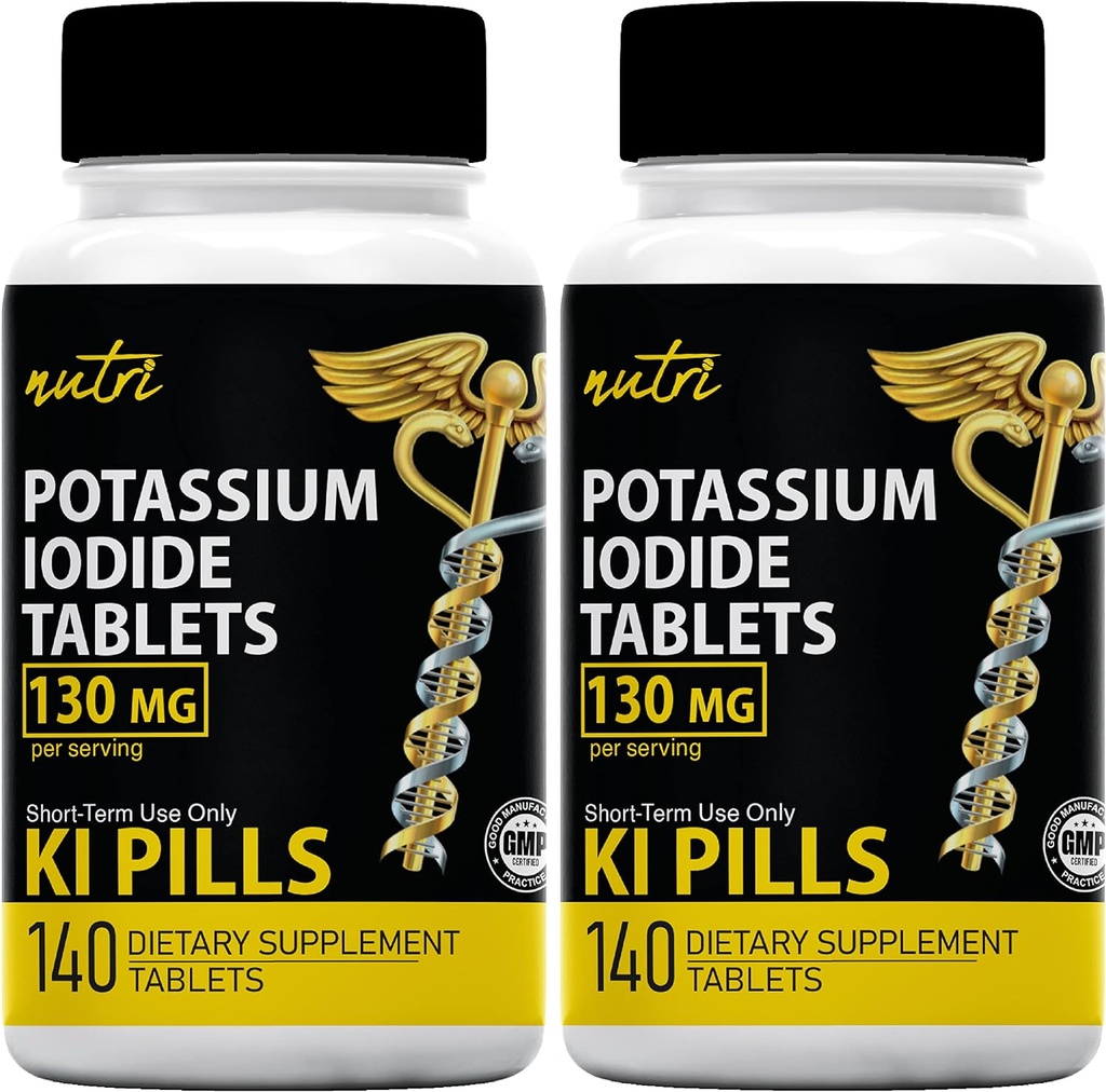 Kaliumjodidetabletter 130 mg (2 Pakke) - 280 tabletter