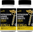 Kaliumjodidetabletter 130 mg (2 Pakke) - 280 tabletter
