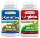 Beste Naturals L-karnitin 1000mg & L-arginin 1000 mg