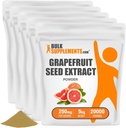 BulkSupplements.com Grapefruktfrøekstrakt pulver - Grapefruktfrø Kosttilskudd, Antioksidant Kilde - Herbal Supplement, Glutenfri, 250 mg per servering, 5kg (11 lbs) (Pack of 5)