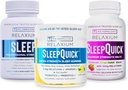 Sleepium Sleep | 60 Capsule + Sover Quick Melts + Gummies (Family Pack Sleep Bundle)